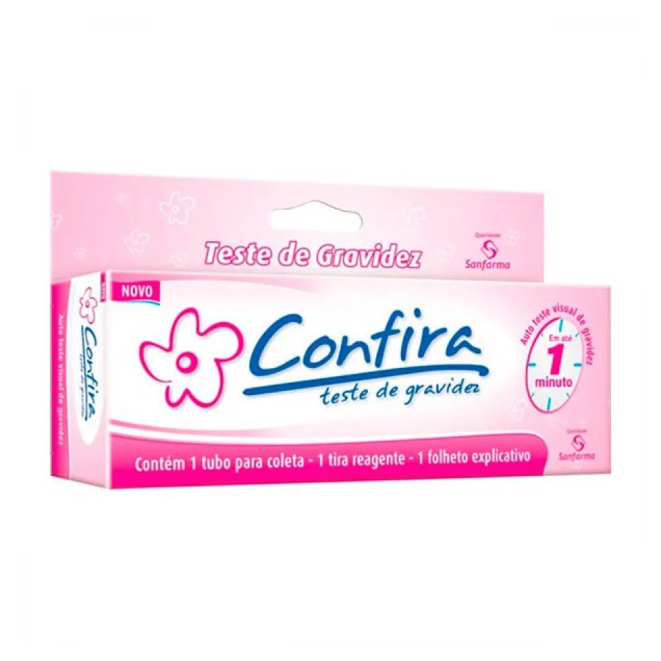 Teste De Gravidez Confira 1 Unidade