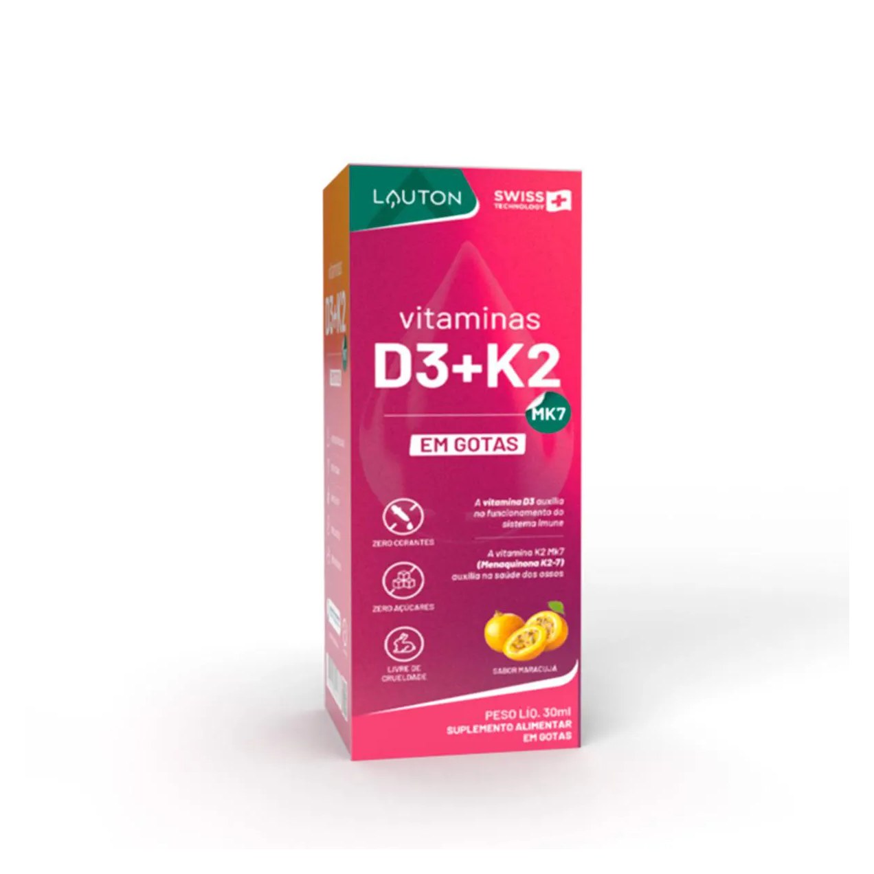 Vitaminas D3 + K2 Lauton Clinical Series Gotas 30ml